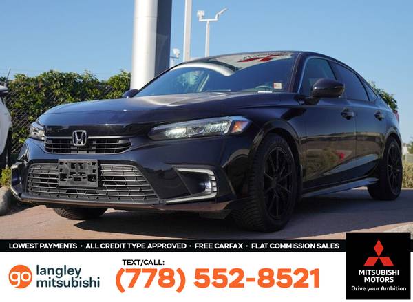 2022 Honda Civic Sedan LX CVT for $0 Build Credit,
