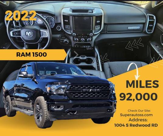 2022 RAM 1500 Big Horn for $0 Build Credit, Poor