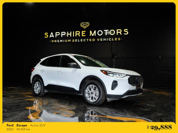 2023 Ford Escape Active 59,459 km for $0 Build Credit,