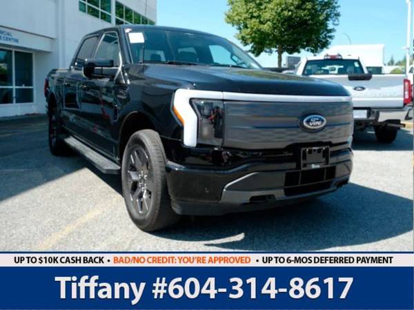 2023 Ford F-150 Lightning LARIAT for $0 Build Credit, Poor