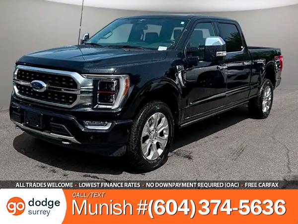 2023 Ford F-150 Platinum 4WD SuperCrew 6.5' Box - 38K