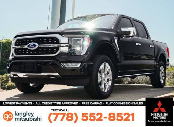 2023 Ford F-150 Platinum V6 4x4 Panoramic Roof Adaptive Cruise