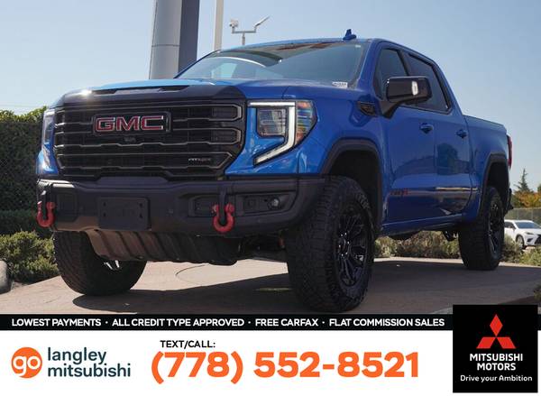 2023 GMC Sierra 1500 4WD Crew Cab AT4X for $0