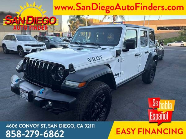 2023 Jeep Wrangler Willys 4xe for $0 Build Credit, Poor