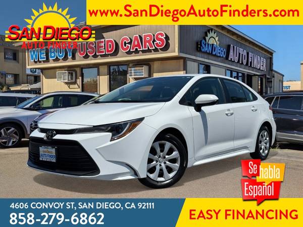2024 Toyota Corolla LE Sedan for $0 Build Credit, Poor