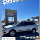 2017 Chevy Traverse LS - $1499 Down Drive Off for