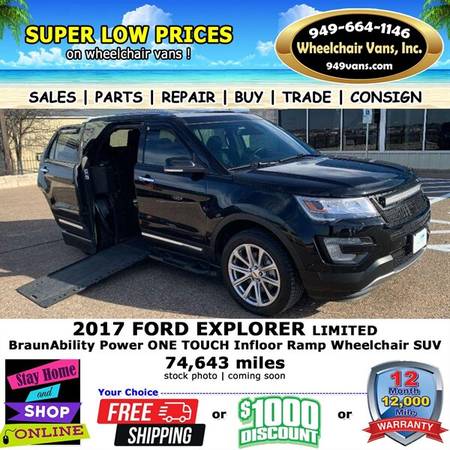 2017 Ford Explorer Limited SUV for $0 Build Credit, Poor