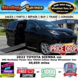 2022 Toyota Sienna XSE Wheelchair Van for $0 Build Credit,
