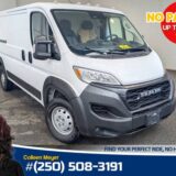 2023 RAM ProMaster 2500 Cargo Van Low Roof 1-Owner No