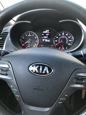 2016 Kia Forte White for $0 Build Credit, Poor Credit,