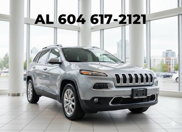 2017 Jeep Cherokee Limited for $0 Build Credit, Poor Credit,