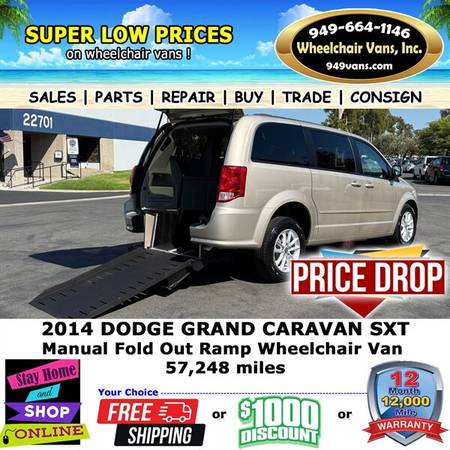 2014 Dodge Grand Caravan SXT for $0 Build Credit, Poor