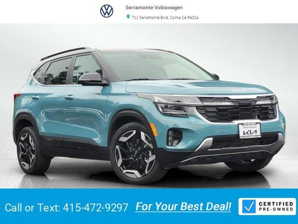 2024 Kia Seltos SX Pluton Blue/Black Roof for $0 Build