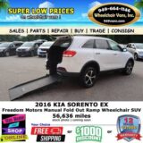 2016 Kia Sorento EX Wheelchair Van for $0 Build Credit,