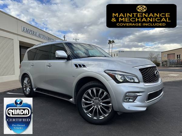 2016 INFINITI QX80 Sport Utility for $0 Build Credit, Poor