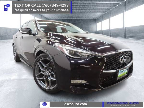 2018 INFINITI QX30 Sport for $0 Build Credit, Poor Credit,