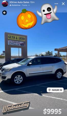 2017 Chevy Traverse LS for $0 Build Credit, Poor Credit,