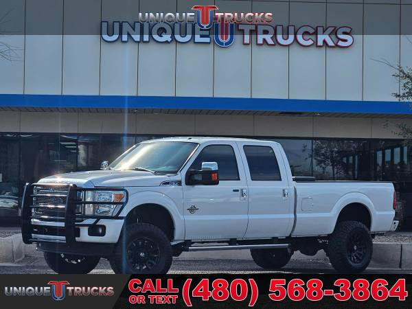 2015 Ford F-350 Super Duty Platinum Crew Lifted 4x4 for