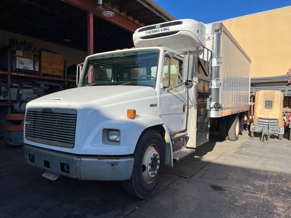 1999 Freightliner FL60 with Thermo King Reefer Unit for $0