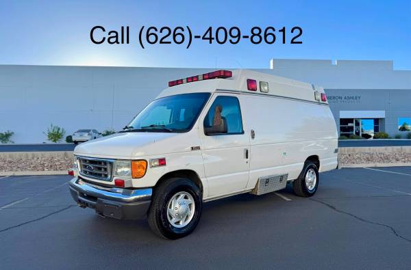 2005 Ford E350 Diesel Ambulance for $0 Build Credit, Poor