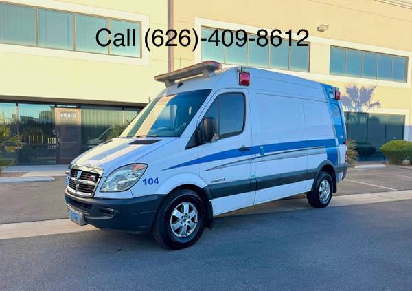 2010 Ram Sprinter 2500 Diesel Ambulance for $0 Build Credit,