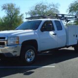 2012 Chevy Silverado 2500 Extra Cab Service Body Utility Bed