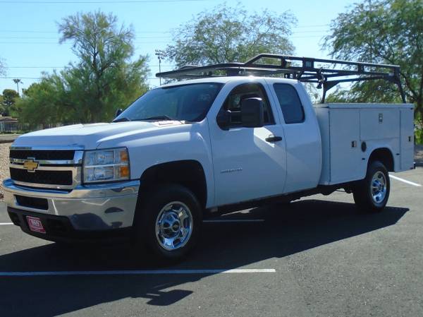 2012 Chevy Silverado 2500 Extra Cab Service Body Utility Bed