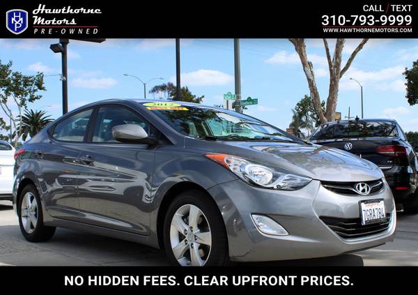 2012 Hyundai Elantra GLS Sedan for $0 Build Credit, Poor