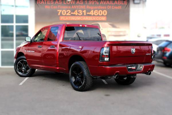 2012 Ram 1500 Quad Cab Express for $0 Build Credit,