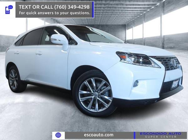 2013 Lexus RX 450h Hybrid - Credit Challenges Welcome! for