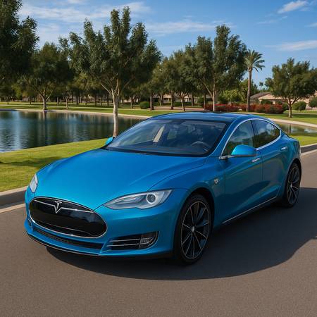 2013 Tesla Model (Trim) - New Motor/Drive Unit, Battery, Free