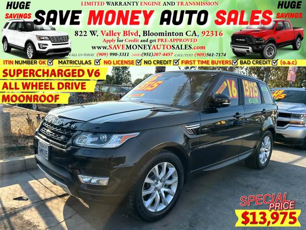 2016 Land Rover Range Rover Supercharged V6 AWD Moonroof for