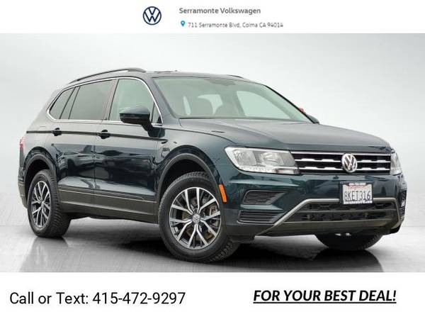 2019 Volkswagen Tiguan 2.0T SE SUV Moss Green for $0