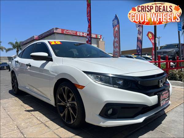 2020 Honda Civic Sport Sedan for $0 Build Credit, Poor