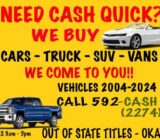 Sell Your 2004-2024 Vehicle for Cash: Hassle-Free Dealer Experience for